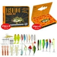 thumbnail image 4 of 24 Piece Fishing Countdown Set Metal Blind Tackle Kit for Outdoor Angling for Teens and Adults, 4 of 5