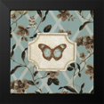 thumbnail image 2 of Audit, Lisa 12x12 Black Modern Framed Museum Art Print Titled - Butterfly Bliss IV, 2 of 5