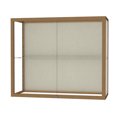 thumbnail image 5 of Waddell 2282PB-BZ Champion 36 x 30 x 14 in. Wall Case with Four 14 in. Half-Length Shelves, Plaque Back - Dark Bronze, 5 of 7