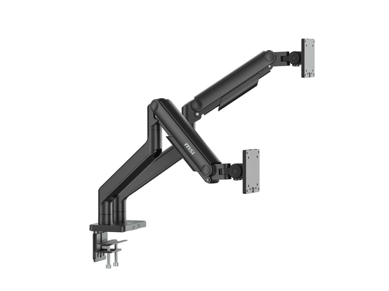 MSI Mounting Arm for Monitor - Matte Black - Horizontal/Vertical