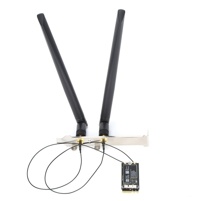 Adaptador WiFi de doble frecuencia 2,4 GHz/5 GHz, 300 Mbps/867 Mbps, conector de red inalámbrico para Macbook/Hackintosh. Con antena externa.