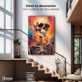 thumbnail image 3 of Cuadro Decorativo Canvas Cráneo Con Cigarro 60x90, 3 of 4