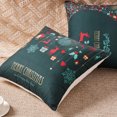 thumbnail image 3 of ELF Christmas Pillow Covers Fashion Green Cushion Covers Winter Holiday Pillow Cases for Sofa, Couch, Bed, 3 of 9