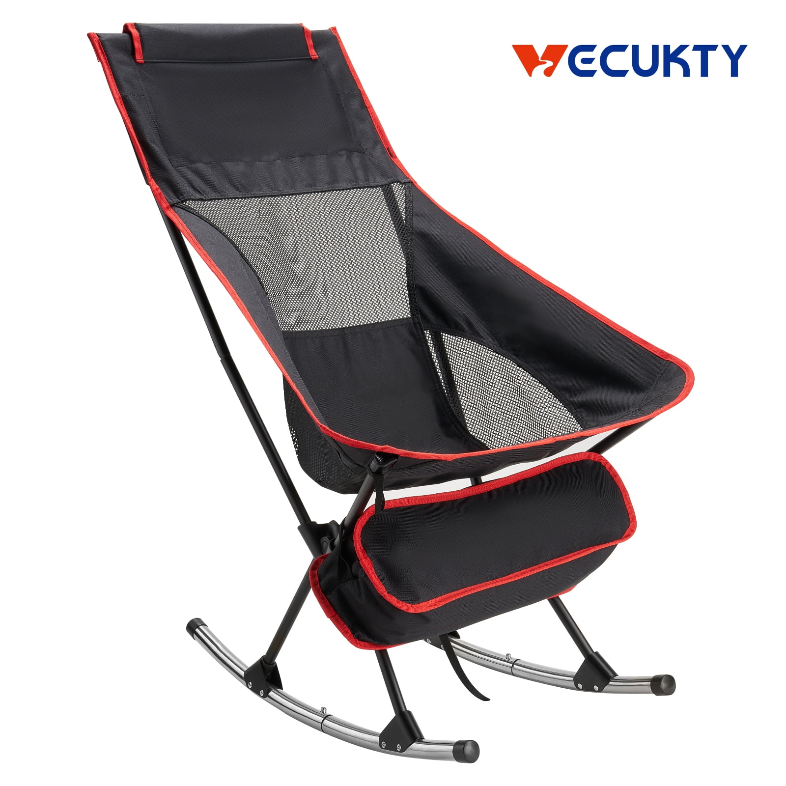 Camping Chair, VECUKTY High Back Rocking Chair 240 lbs Capacity