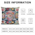 thumbnail image 5 of JEUXUS Antique Turkish Rug Print Boho Throw Pillow Cover Double Sided Decorative Soft Throw Pillow Case Cushion Case for Home Decor Living Room Bed Couch Car, 5 of 5