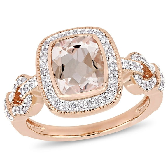 Everly Women's Morganite 10K Rose Gold Engagement Ring