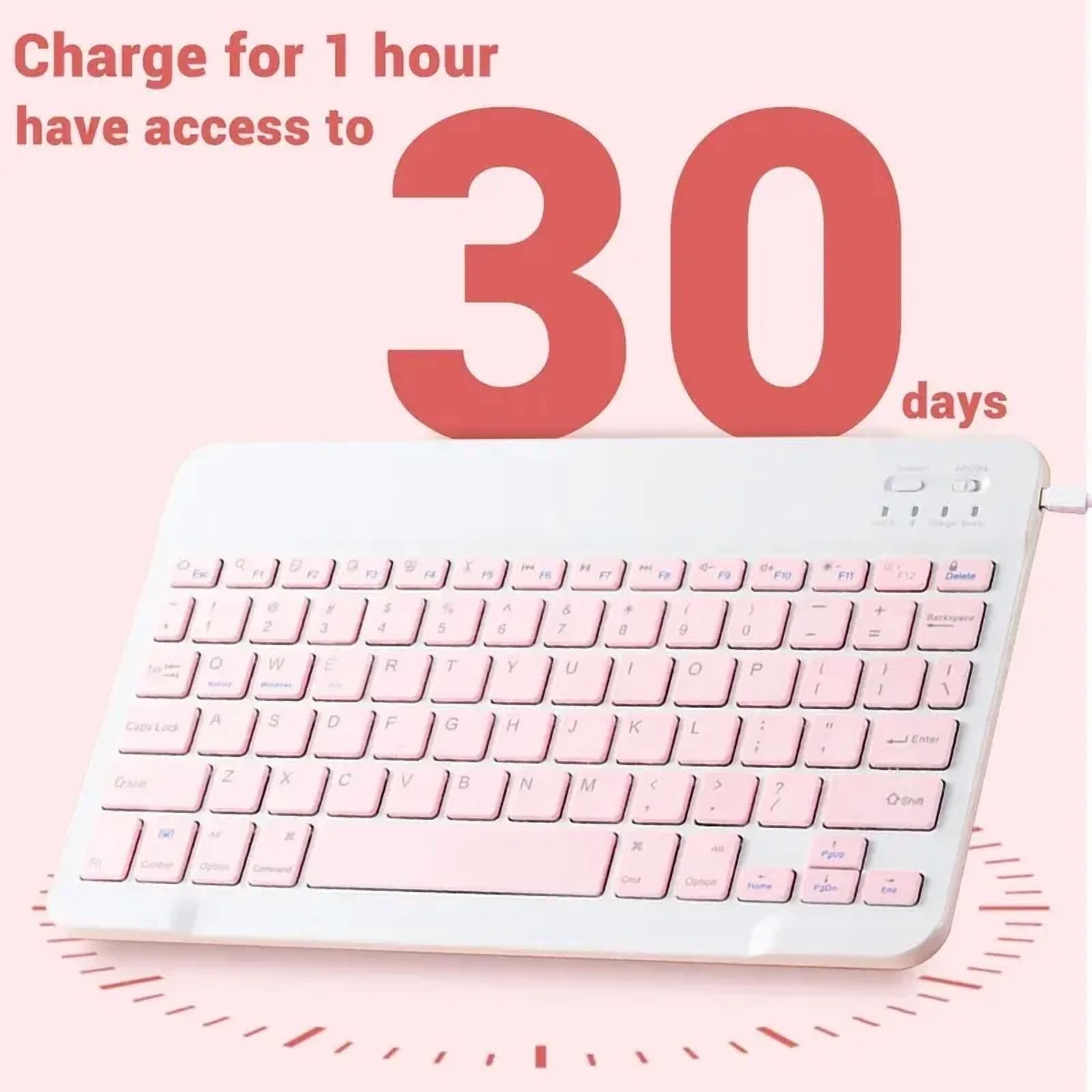 Universal Wireless Bluetooth Mouse BT English Keyboard For iPad 10th Air 2 Generation Phone Tablet Portable For Xiaomi Android