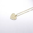 thumbnail image 4 of Charm Chain Necklaces For Women - Women's Heart Pedant Chain 20 Inches 18kt Gold Plated, 4 of 5