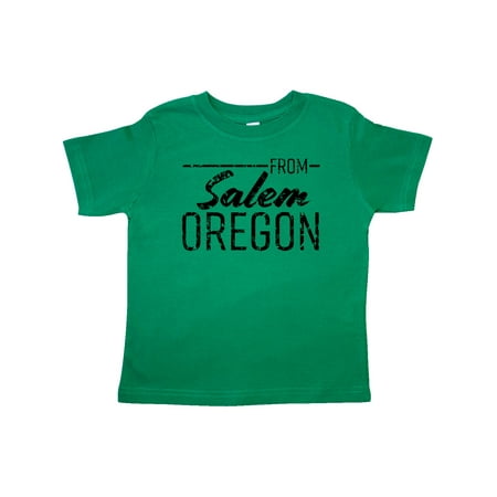 

Inktastic From Salem Oregon in Black Distressed Text Gift Toddler Boy or Toddler Girl T-Shirt