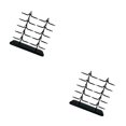 thumbnail image 1 of Injueey 10 Pairs Display Rack Eyeglass Stand Holder Glasses Blanco negro 2Conjunto, 1 of 1
