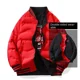 thumbnail image 3 of Chaqueta de plumón de doble cara corta de color sólido con estampado 2024 nueva chaqueta de plumón de pato blanco cálida para otoño e invierno, 3 of 3