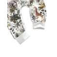 thumbnail image 6 of Qiylii Baby Boy’s Forest Animals Printing Romper Button Long Sleeve Jumpsuit, 6 of 6