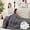 Dark Gray, variant on Natural Down Throw Blanket Couch, Sofa Blanket Throw, Lightweight Peach Skin Fabric, Reversible Lap Down Blanket, 50"X70", Beige