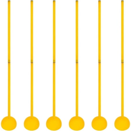 AGORA Agility Poles (Set of 6) - Coaching Sticks for Soccer, Football, and more