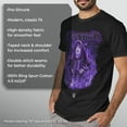 thumbnail image 6 of Men's WWE Undertaker Purple Flames Graphic Tee Black 2X Large, 6 of 10