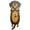 A, variant on Wooden Dachshund Shaped Wall Clock Creative Dog Clock Silent Non-Ticking,Whimsical Dachshund Design Wall Decor for Living Room Bedroom Home Office Decoration