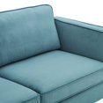 thumbnail image 3 of Modway Kaiya Performance Velvet Sofa in Sea Blue, 3 of 10