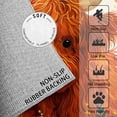 thumbnail image 2 of 2x3 Rug, Highland Cow Door Mat Washable Non Slip Soft for Entryway, Cute Farmhouse Animal Rug, Floral Highland Cattle Carpet, Highland Cow Home Decor & Gifts, 2 of 7