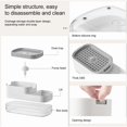 thumbnail image 5 of Dish Soap Dispenser, Kitchen Sink Soap Dispenser, 2 in 1 Dishwashing Liquid Dispenser with Sponge Holder, Equipped with Sponge and Suitable for Kitchen Sink (White), 5 of 5