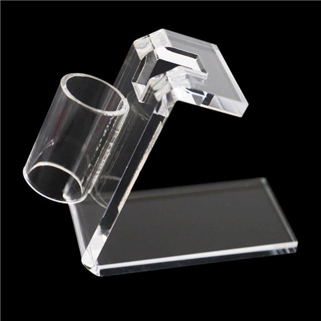 Home Transparent Permanent Makeup Tool L Shaped L Shaped Display Stand Tools Storage Holder Organizer Exhibition Rack Machine