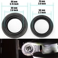 thumbnail image 7 of 90311-47027 Differential Carrier Front Seal, 90311-47013 Front Drive Axle Shaft Oil Seal Set, Drive Axle Shaft Seal for Toyota 4Runner Sequoia Tundra Tacoma, for Lexus GX460 LX570, 7 of 7