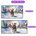 thumbnail image 5 of Hello Winter French Bulldog Frosty Morning Walk Welcome Snowy Christmas Desk Mat Full Keyboard Mouse Pad Dog Lover Gifts Large Mousepad - 02018, 5 of 5