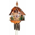 thumbnail image 4 of Cuckoo Clock Black forest house, turning mill-wheel, 4 of 4
