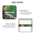 thumbnail image 5 of Lsque Australian White Tree Frog Sitting on Branch Printed Tissue Box Cover Holder, Facial Paper Organizer Dispenser,Square with Bottom Belt, PVC Leather Decorative Organizer, 5 of 8