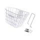 thumbnail image 5 of Cesta delantera de metal para motocicleta, scooter y bicicleta, accesorios para compras Blanco, 5 of 9