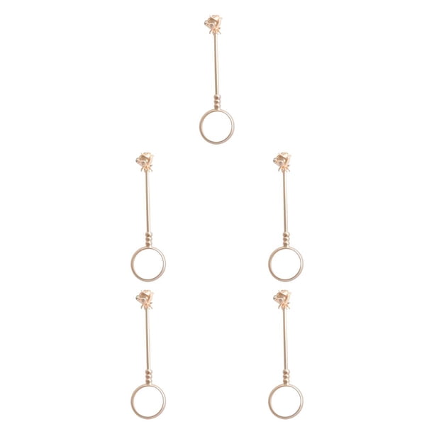 Billuyoard Clip de anillo para hombre, anillos de dedo para fumar rosas, suministros de joyería de moda, coleccionables, soporte de mano de Metal, oro rosa Type2 NO2 Billuyoard CBP267696