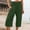 Green #2, variant on symoid Womens High Waist Capri Pant- Baggy Wide Leg High Waist Clearance Army Green Lounge Pants Size 2XL