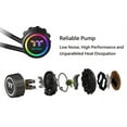 thumbnail image 4 of Thermaltake Floe DX 240mm Double Anneau LED 16.8 Millions de Couleurs Logiciel Activé (TT RGB Plus/Alexa/Razer Chroma) AMD (AM5/AM4)/Intel (LGA 2066/1200) Refroidisseur Liquide AIO CPU CL-W255-PL12SW-B, 4 of 4