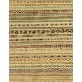 thumbnail image 1 of Ahgly Company Machine Washable Indoor Rectangle Abstract Light Brown Area Rugs, 4' x 6', 1 of 7
