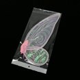 thumbnail image 1 of Alas de ángel transparentes brillantes para niñas Alas de mariposa grandes Alas de hadas de mariposa Alas de vestir con correas elásticas para los hombros Hallow (rosa) yeacher estándar, 1 of 2