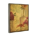 thumbnail image 5 of Stupell Industries Elegant Flower Vase Vintage Cursive Poetry Quote Graphic Art Luster Gray Floating Framed Canvas Print Wall Art, Design by Tammy Apple, 5 of 5