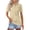09## Khaki, variant on Womens Polo Shirts Short Sleeve Button Lapel Collared Summer Tops Business Casual Basic Tees,Dark Green M