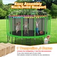 thumbnail image 5 of DeepRoar 2026 Upgraded 8FT 10FT 12FT 14FT 15FT 16FT Outdoor Trampolinefor Kids, Big Trampolinewith Basketball Hoop, Lights and Sprinkler, Heavy Duty Trampoline1500LBS, Easy to Install, 5 of 5