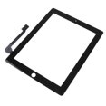thumbnail image 1 of Tablet Pad Panel De Pantalla Exterior Piezas De Repuesto De Para IPad3 IPad4 A1430 / A1403 / A1458 / A1459 / A1460 / A1416 - Negro Soledad Panel exterior de pantalla táctil, 1 of 6