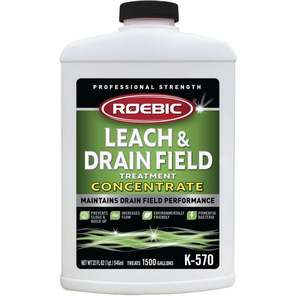 Roebic Septic Tank Treatment Leach & Drainfield Cleaner - Pack of 2