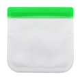 thumbnail image 1 of Sustainable Food Storage Bag Reusable Transparent Fresh-keeping Bag Double Zipper Sealed Bag Leakproof Sandwich Bag Washable Food Storage Container, 1 of 8
