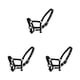 thumbnail image 4 of Collar de cabeza Billuyoard de brida de poni con cuello Halter acolchado Aleación de Zinc, 4 of 6