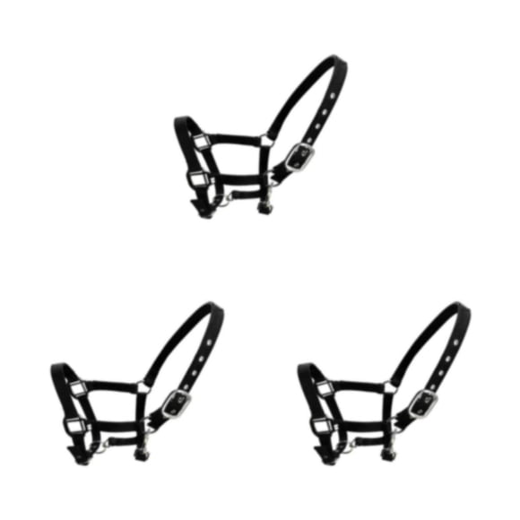 Greeniant Almohadilla de sillín de carreras ajustable con cuello de cabeza de brida de pony halter acolchado Type3 NO3
