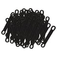 thumbnail image 2 of - de 50 Perchas Antideslizantes Elásticas para Colgar Ropa, tirarere de Hombro - Negro l, Individual, 2 of 7