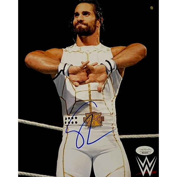 Seth Rollins Signed Autographed 11x14 Photo JSA Authenticated #3