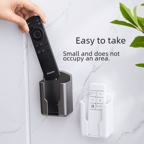 Caja de almacenamiento para control remoto de teléfono móvil y TV, sin perforaciones, para aire acondicionado de pared, control remoto, cargador de teléfono móvil
