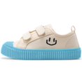 thumbnail image 2 of Zapatos para niños pequeños HAPPY NOCNOC de lona con doble gancho y trabillas, azul agua, 2 of 7