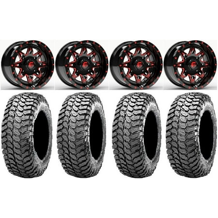 Fuel Lethal Red 15 Wheels 29 Liberty Tires Can-Am Maverick X3 / Honda Pioneer 1000 / Talon