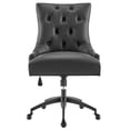 thumbnail image 5 of Modway Regent Tufted Vegan Leather Office Chair in Black Black, 5 of 9