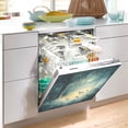 thumbnail image 2 of Yayeee Magnetic Dishwasher Cover for The Front Decoration Home Kitchen Machine Sticker Protector, Night Forest Scene, 2 of 6