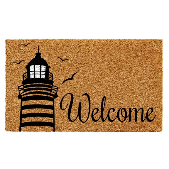 Calloway Mills Lighthouse Welcome Doormat, 24" x 36"